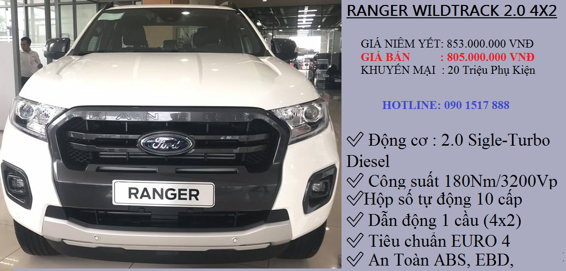 Giá Xe Ford Ranger Tháng 03/2020