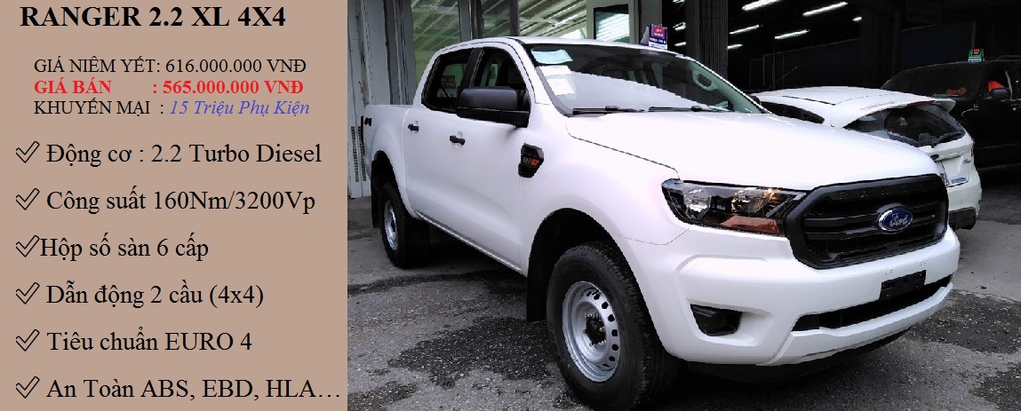 Giá Xe Ford Ranger Tháng 03/2020